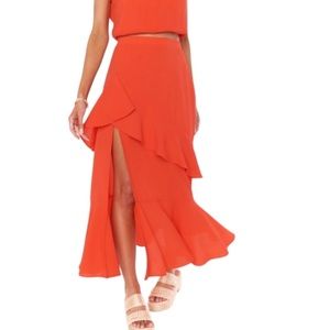 Show Me Your MuMu Nala Ruffle Skirt Size Small